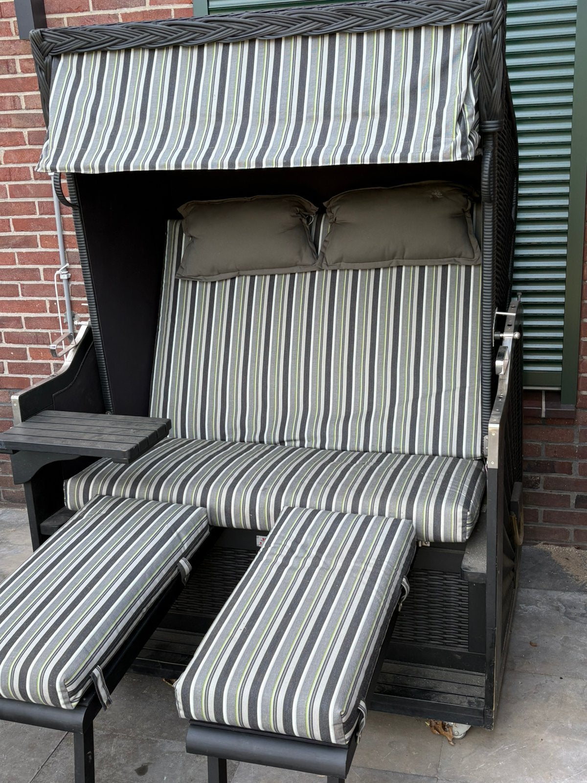 Strandkorf de Vries, Tuin en Terras, Tuinmeubel-accessoires, Ophalen, Gebruikt