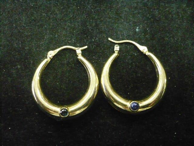 14 krt. 585 gouden creolen oorbellen 3.11 gram ned. gekeurd, Hangers, Ophalen of Verzenden, Zo goed als nieuw, Goud
