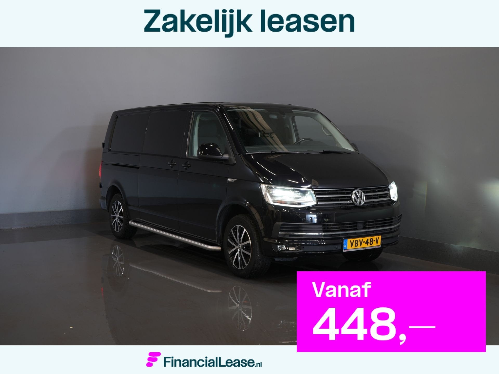 Volkswagen Transporter 2.0 TDI 150 pk DSG Aut. L2 LED/ Adapt, Gebruikt, Euro 6, 4 cilinders, 150 pk