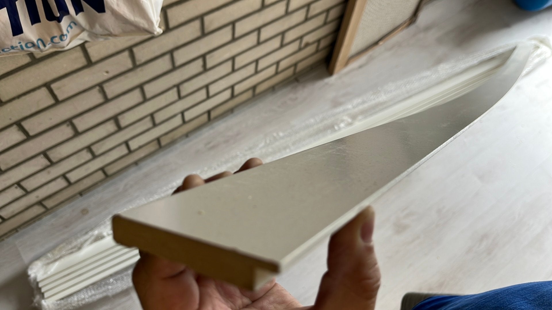 MDF plint 12*70mm, 15m totaal, Doe-het-zelf en Verbouw, Ophalen, Nieuw, Mdf, 200 tot 250 cm