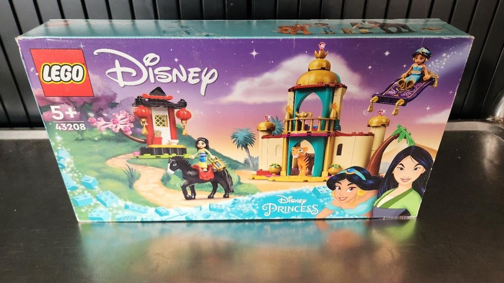 Nieuwe LEGO Disney Princess 43208 Jasmine & Mulan Avontuur, Ophalen, Zo goed als nieuw, Complete set, Lego