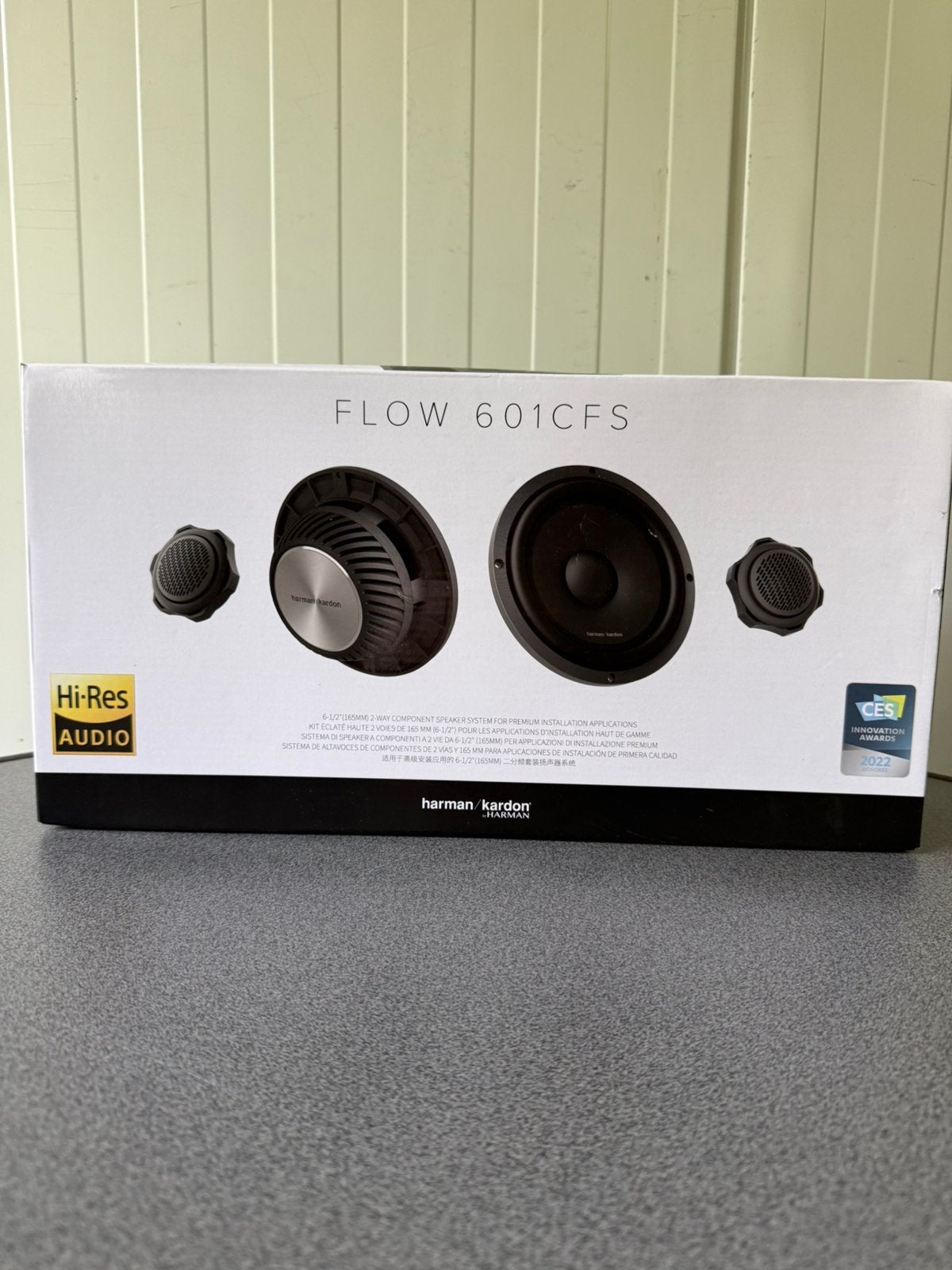 Harman Kardon Flow 601CFS Component Speakers 6,5 inch 2-Weg, Ophalen of Verzenden, Zo goed als nieuw