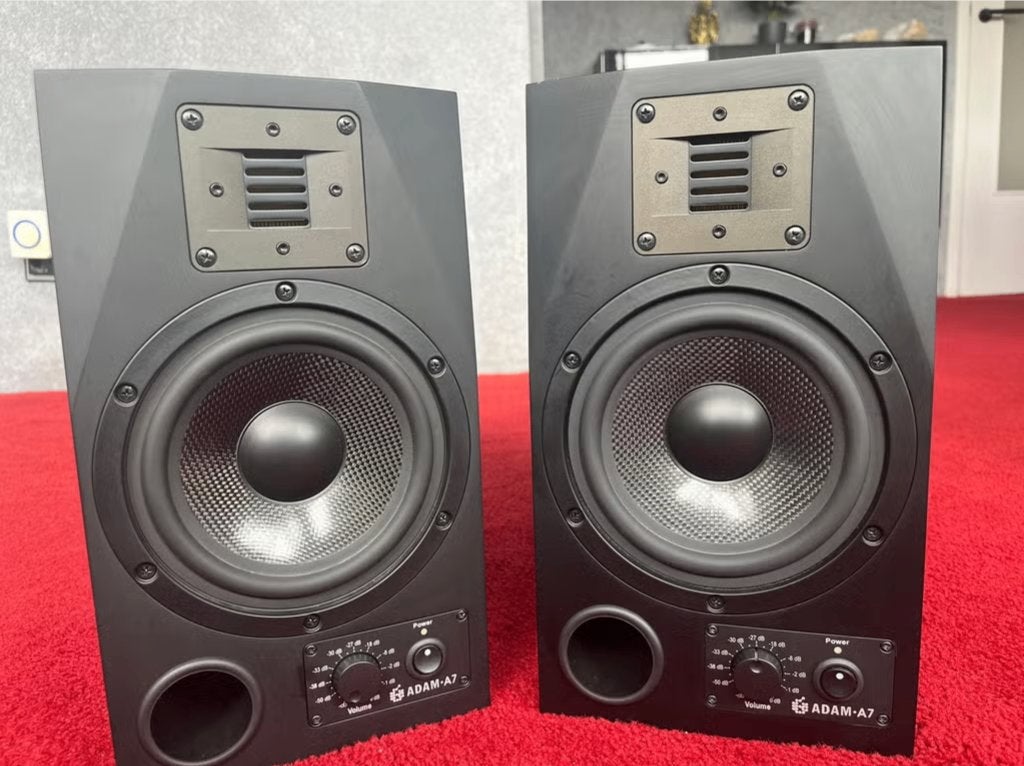 ADAM-A7 set studiomonitors - Professionele geluidskwaliteit, Audio, Tv en Foto, Ophalen, Zo goed als nieuw, Studiomonitor, Overige merken