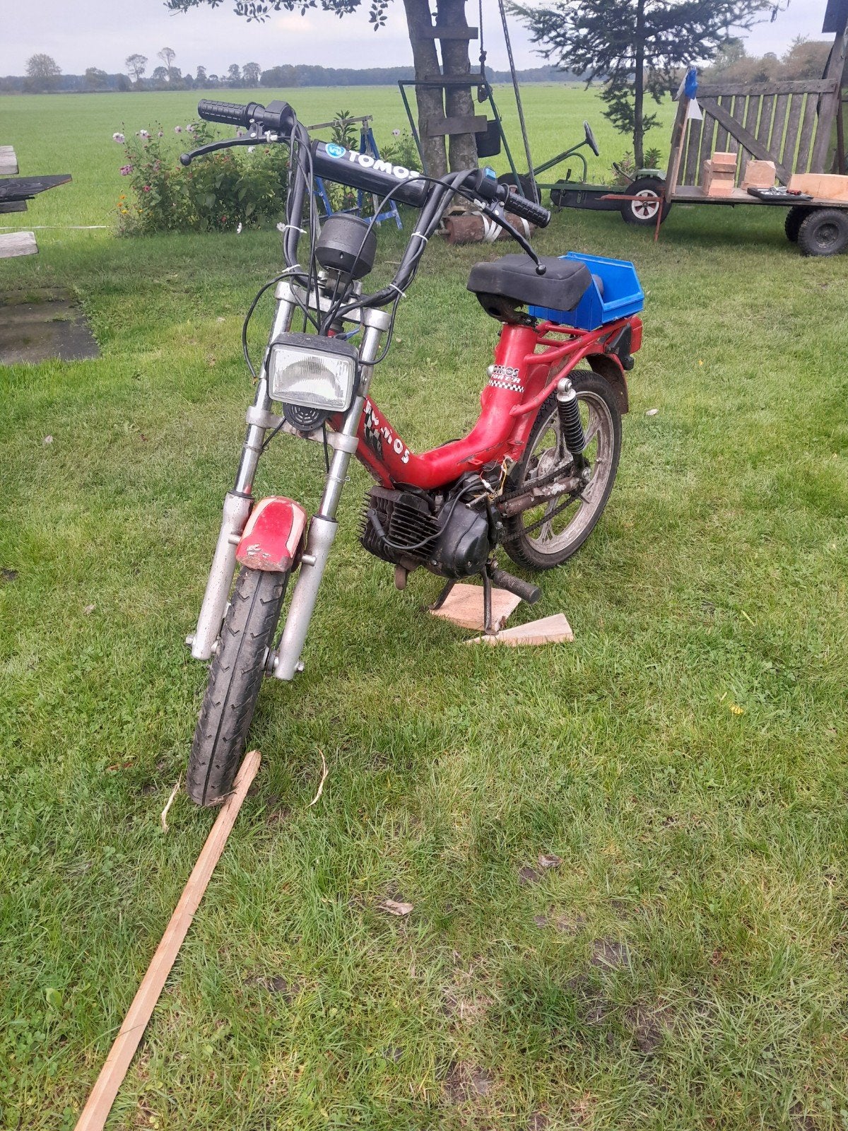 Tomos bromfiets - Rood - Gebruikt, Ophalen, Gebruikt, Maximaal 45 km/u, Overige modellen