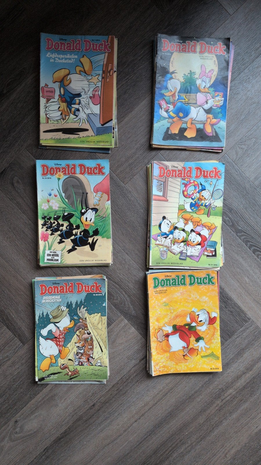 Complete jaargang Donald Duck 2016 (52 stuks), Boeken, Stripboeken, Complete serie of reeks, Verzenden, Gelezen