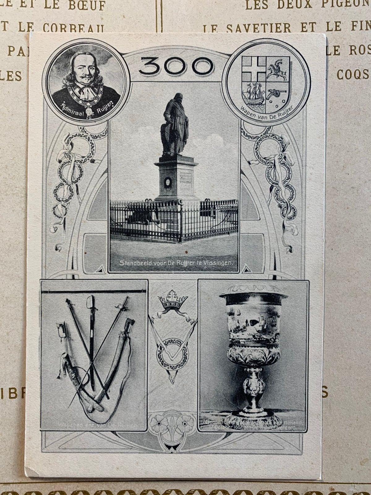 1907 300e geboortedag Michiel de Ruyter (VL), Ophalen of Verzenden, Voor 1920, Ongelopen, Zeeland