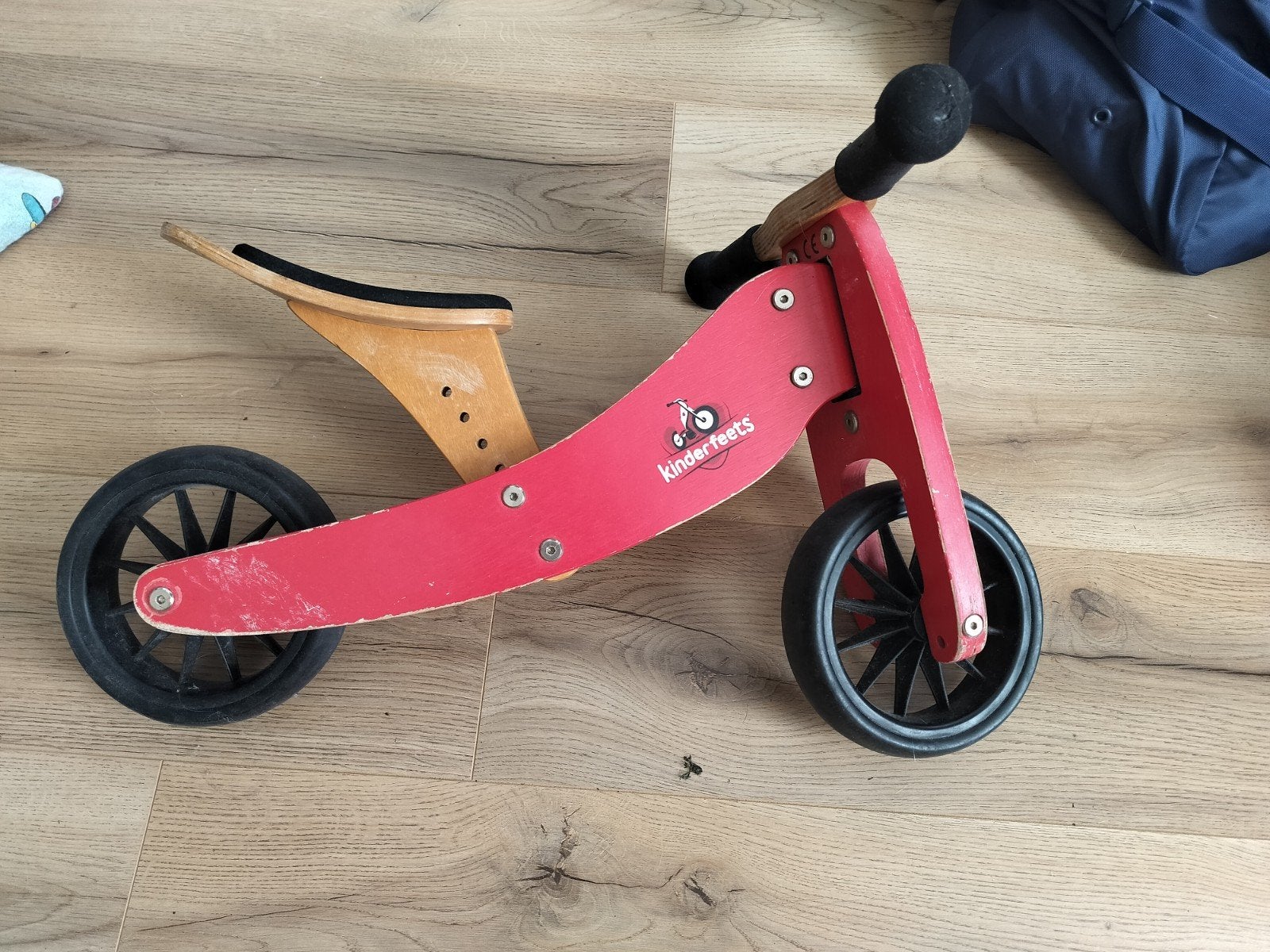 Kinderfeets houten loopfiets - rood, Ophalen, Gebruikt, Loopfiets