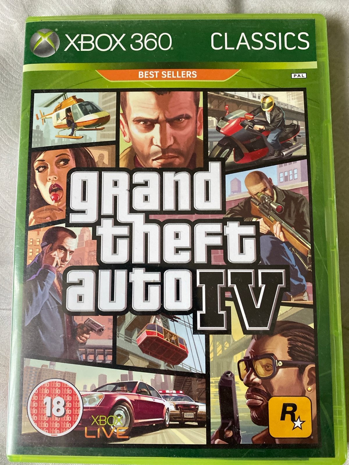 Grand Theft Auto IV (GTA 4) Xbox 360 Classics, Avontuur en Actie, Online, Gebruikt, Vanaf 18 jaar