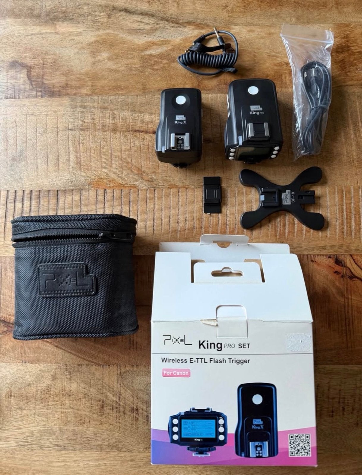 Pixel King Pro Wireless E-TTL Flash Trigger Set Canon, Overige merken, Canon, Ophalen of Verzenden, Zo goed als nieuw