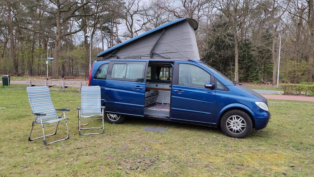 Mercedes-Benz Viano buscamper Marco Polo 4 zit-/slaapplaats, Ophalen, Gebruikt, Tot en met 4