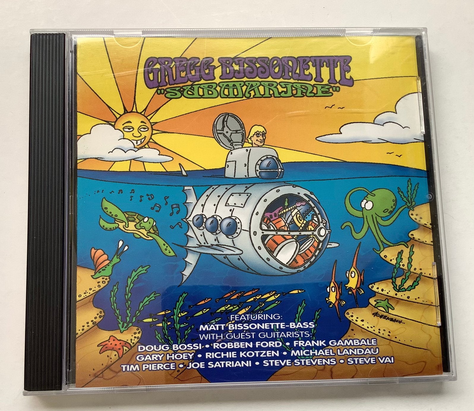 Gregg Bissonette – Submarine cd      USA drummer, Verzamelen, Ophalen of Verzenden, Zo goed als nieuw, Cd of Plaat