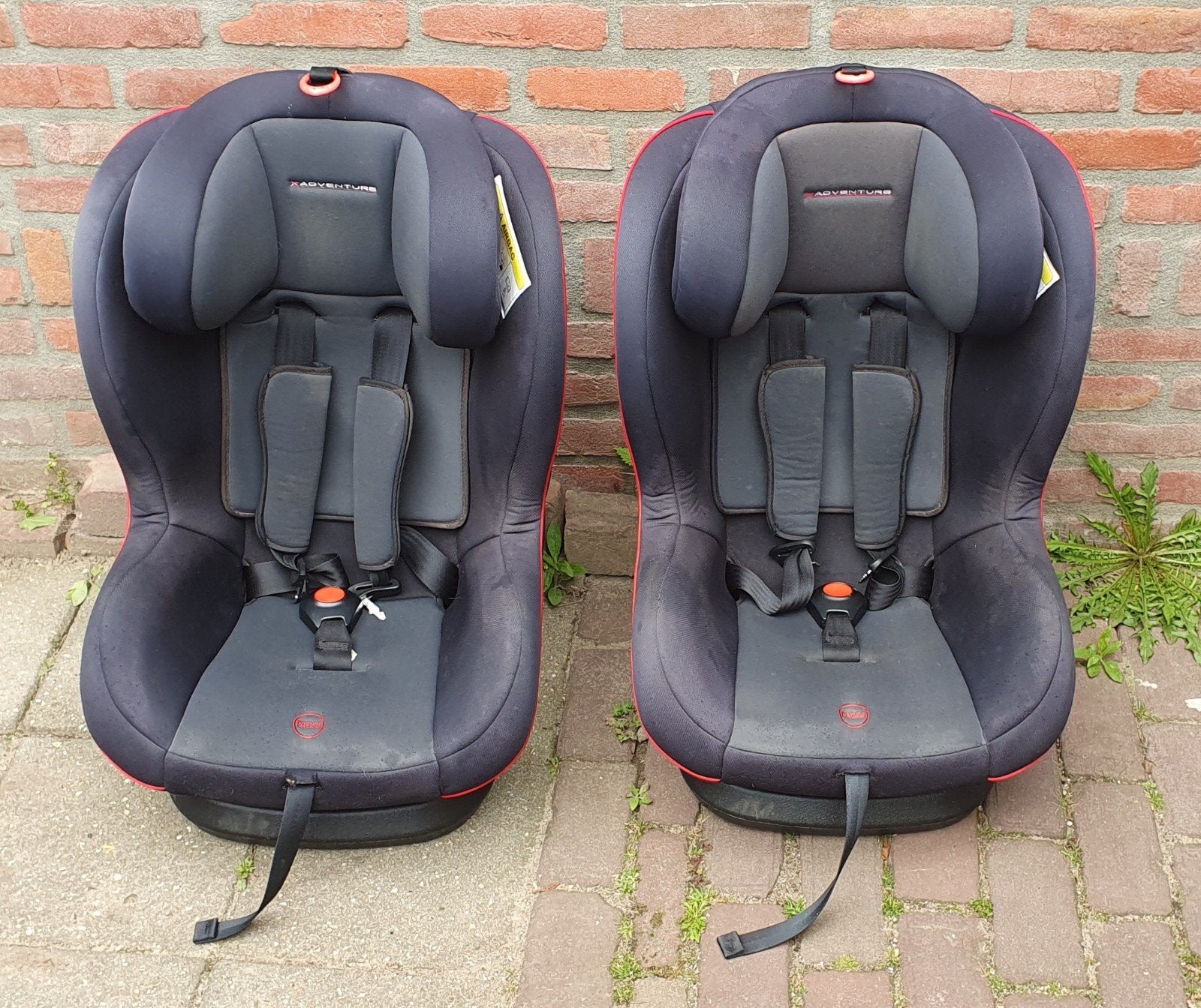 autostoel 2x, 0 t/m 18 kg, Ophalen, Overige merken, Gebruikt