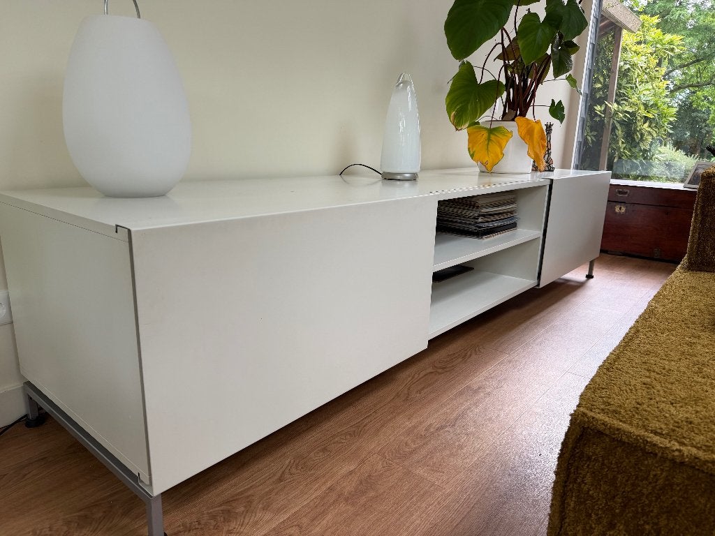 Pastoe side board slide, Huis en Inrichting, Kasten | Dressoirs, Ophalen, Gebruikt, Met deur(en), 200 cm of meer