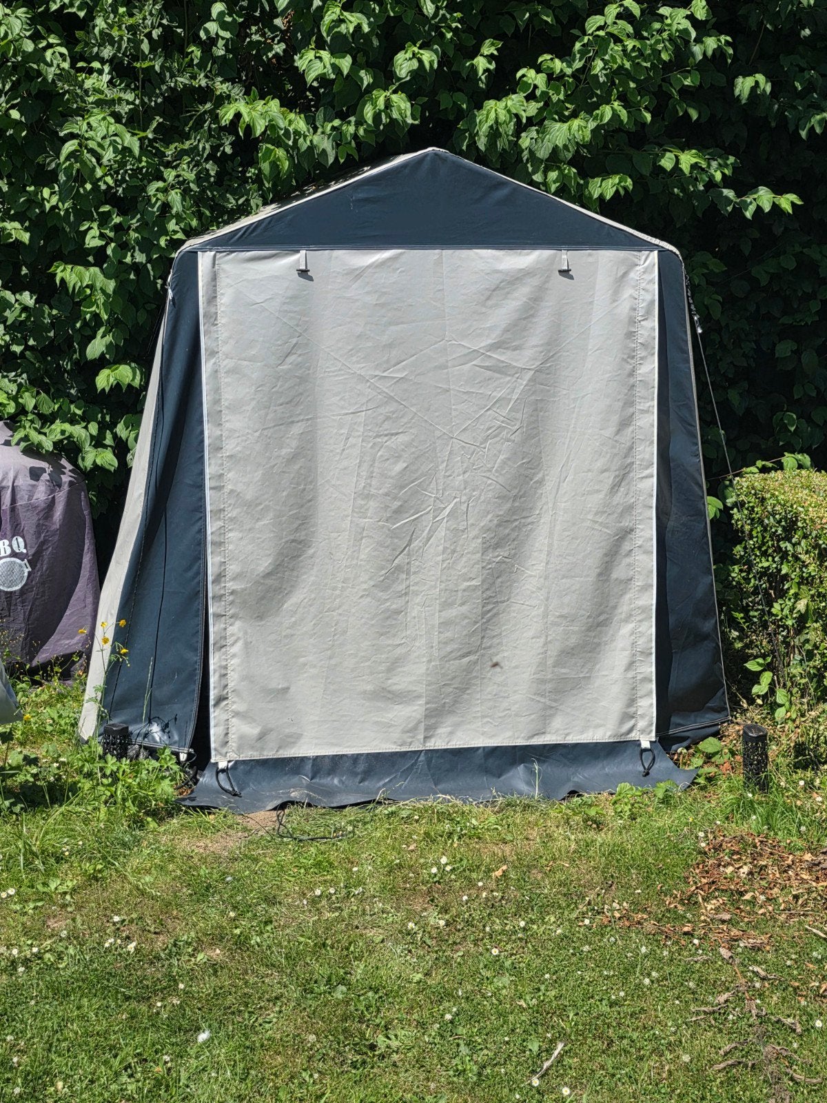 Schuur tent, Caravans en Kamperen, Ophalen of Verzenden, Zo goed als nieuw, Tot en met 4