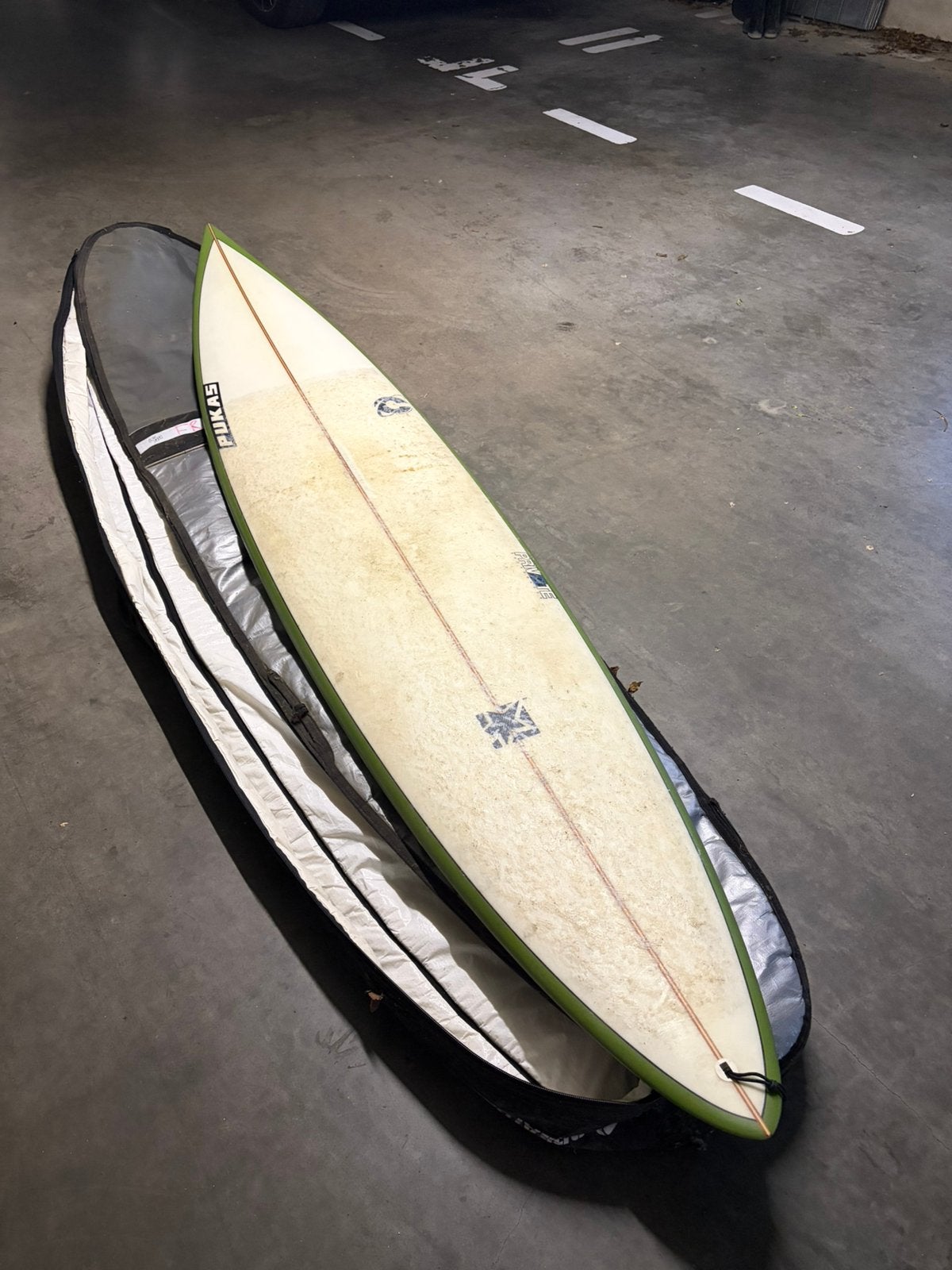 Big wave Gun 9.2’, Watersport en Boten, Golfsurfen, Ophalen, Zo goed als nieuw