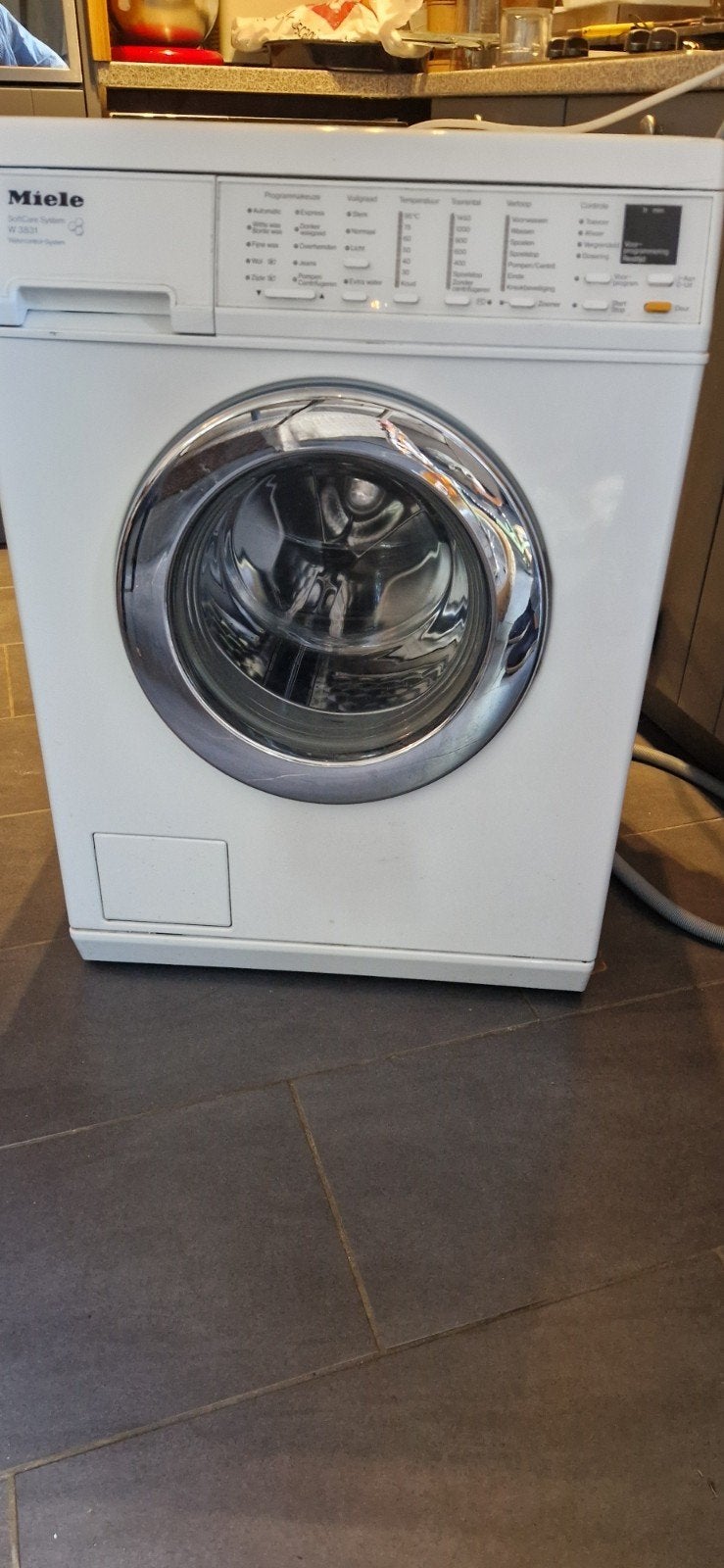 Miele software system, Witgoed en Apparatuur, Wasmachines, Gebruikt, Ophalen of Verzenden, Energieklasse A of zuiniger, 85 tot 90 cm