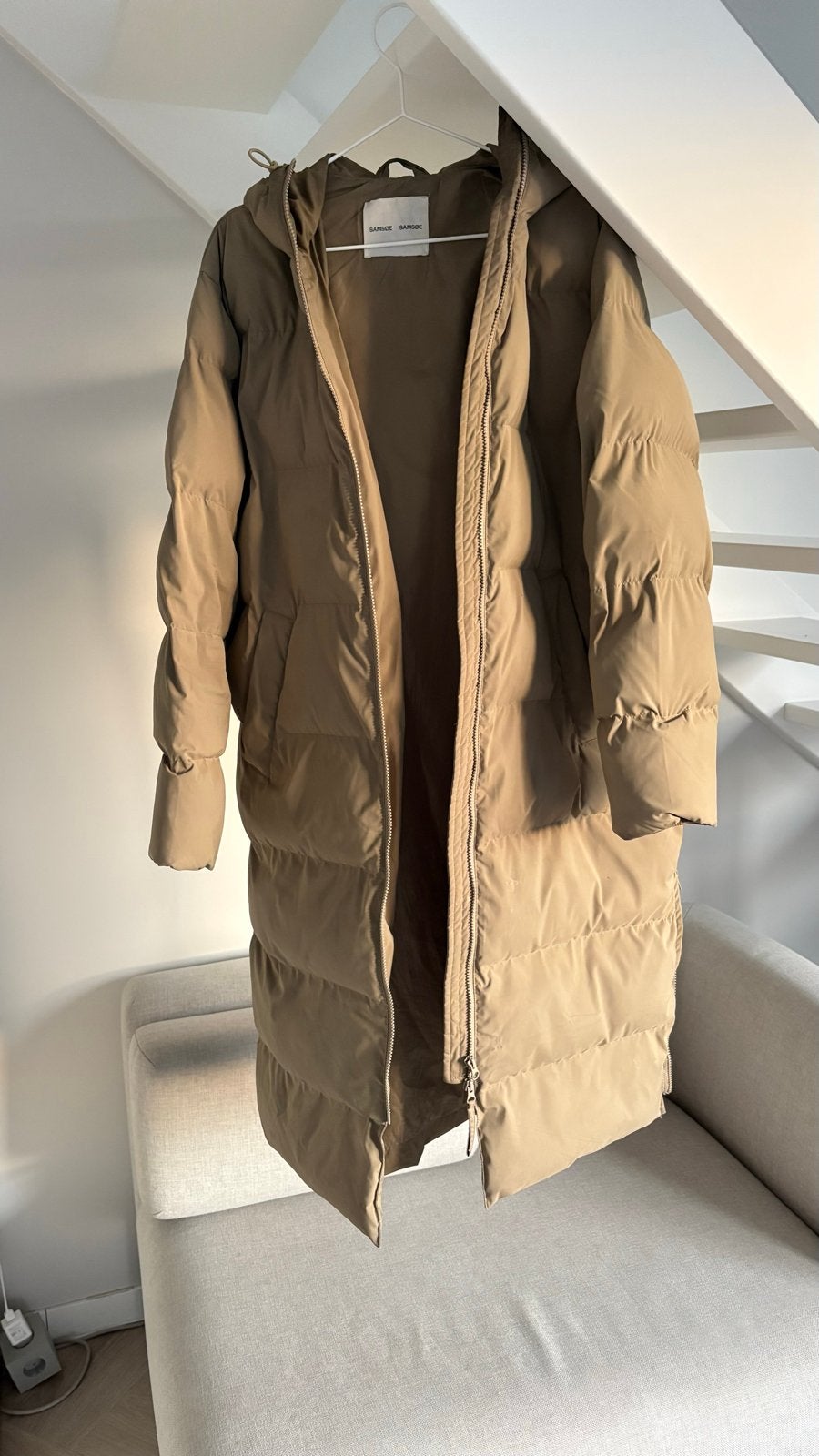Samsøe Samsøe Sera Coat - Maat S - Covert Green!, Ophalen of Verzenden, Gedragen, Maat 36 (S), Overige kleuren