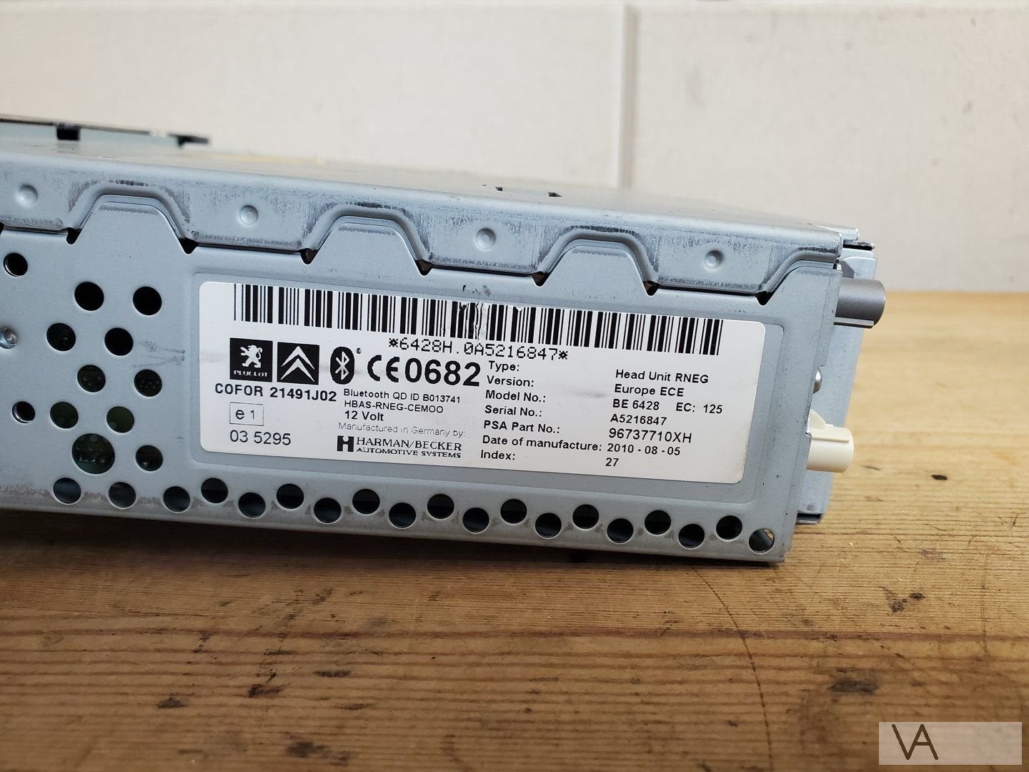 Peugeot 308 van 2009 - 2013 radio navigatie RNEG 96737710xh, Gebruikt, -, -, Ophalen of Verzenden