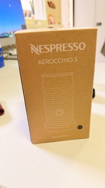 nespresso aeroccino (nieuw in doos), Ophalen of Verzenden, Nieuw, Elektrische melkopschuimer