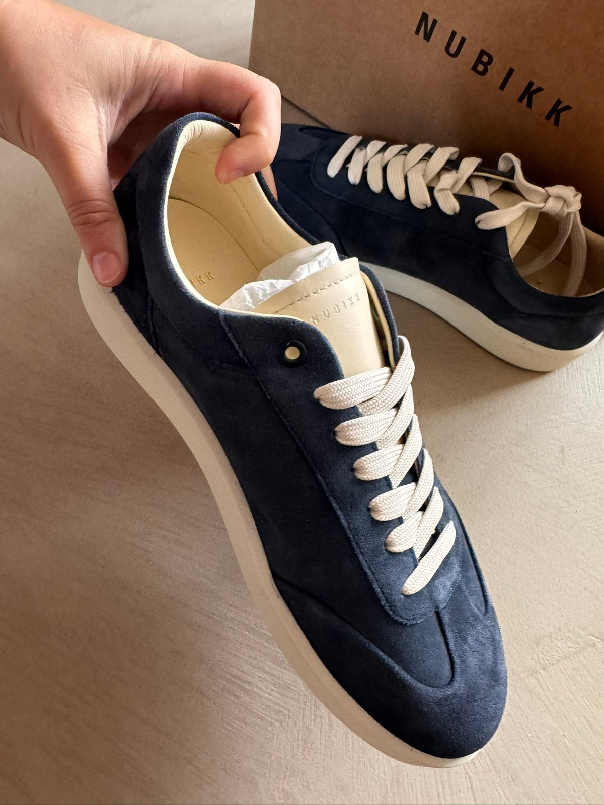 Nubikk heren schoenen maat 40, Blauw, Nieuw, Ophalen of Verzenden, Veterschoenen