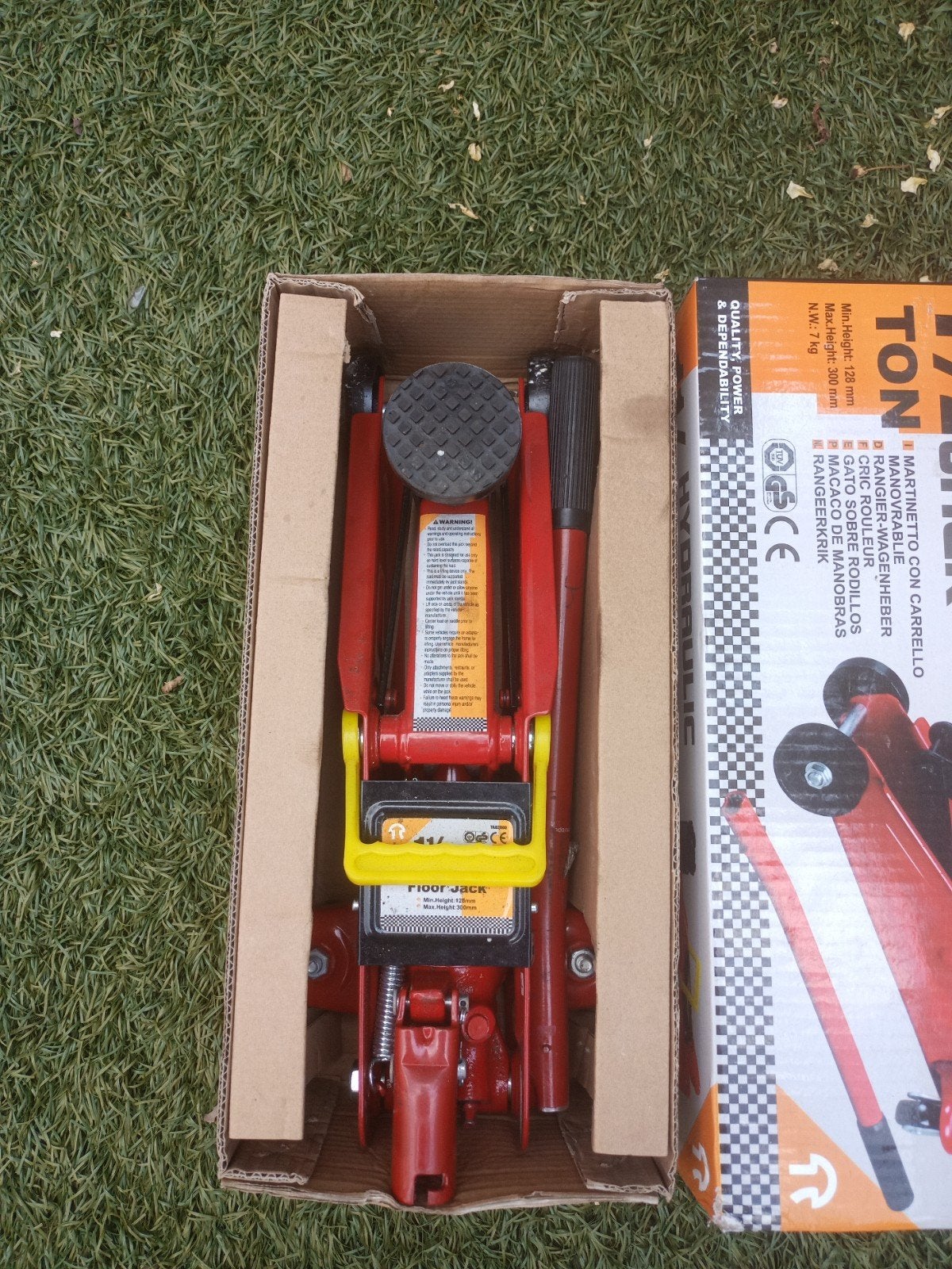 Hydraulische Garagekrik 1.5 Ton - Nieuw in Doos, Auto diversen, Ophalen, Nieuw, Hydraulisch, Garagekrik