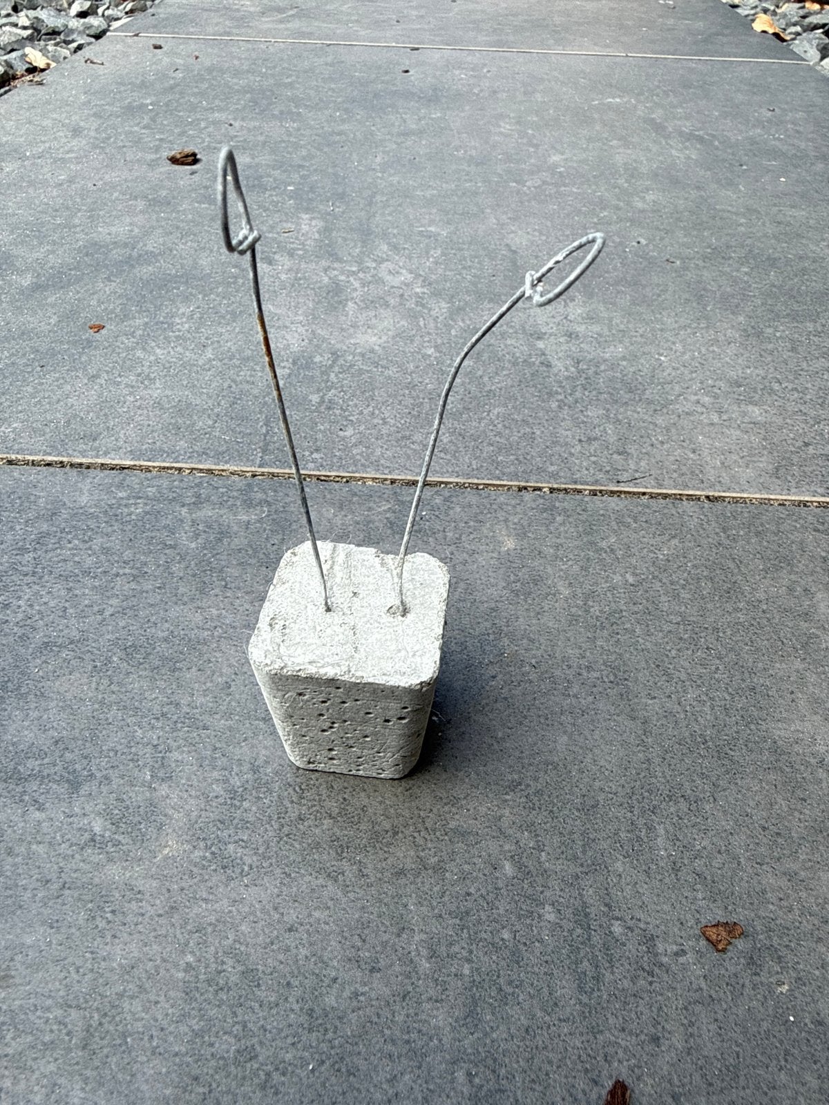 Betonnen afstandhouders met ijzerdraad, Ophalen, Nieuw