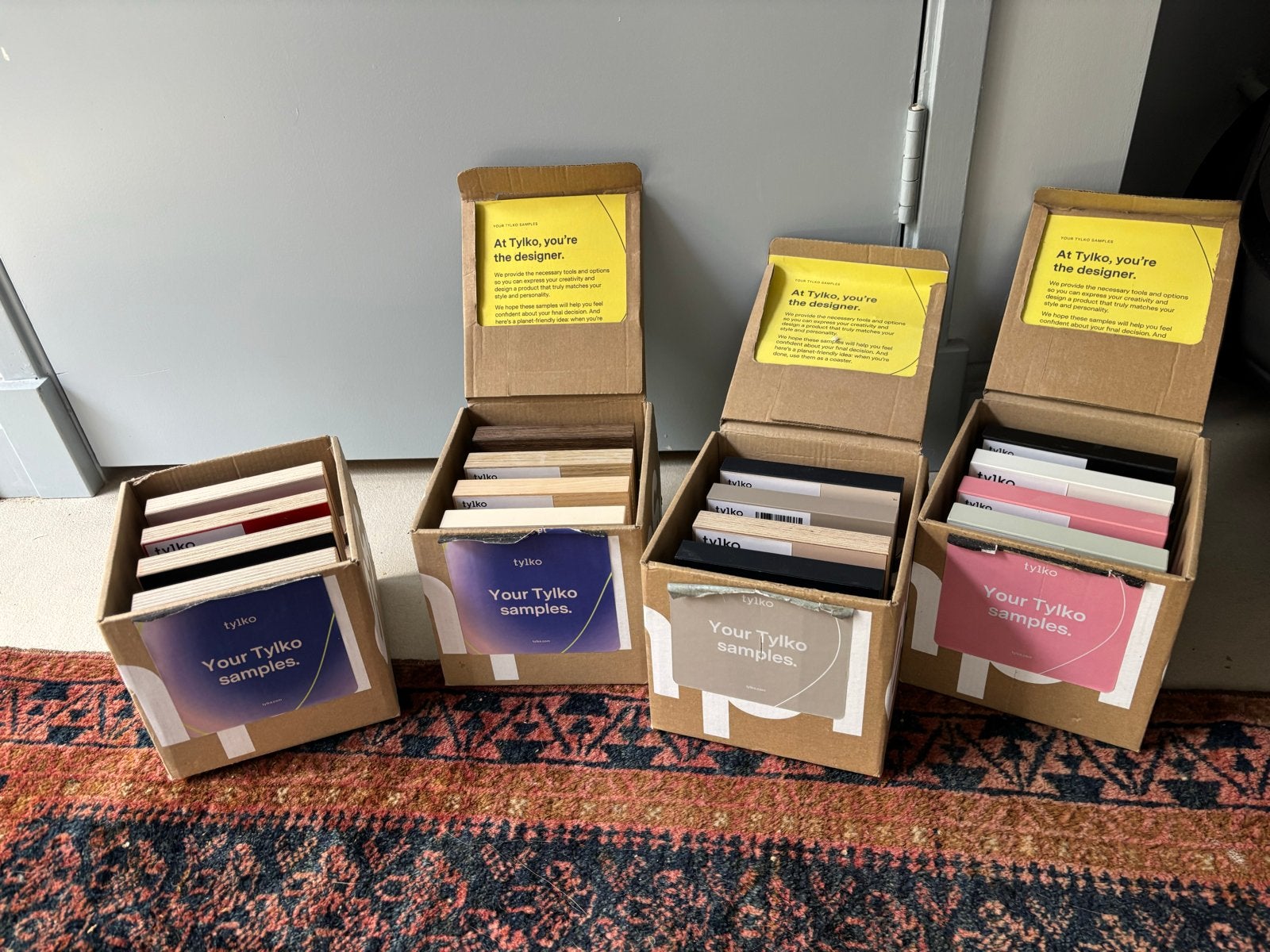 Tylko samples/stalen, Huis en Inrichting, Ophalen, Zo goed als nieuw