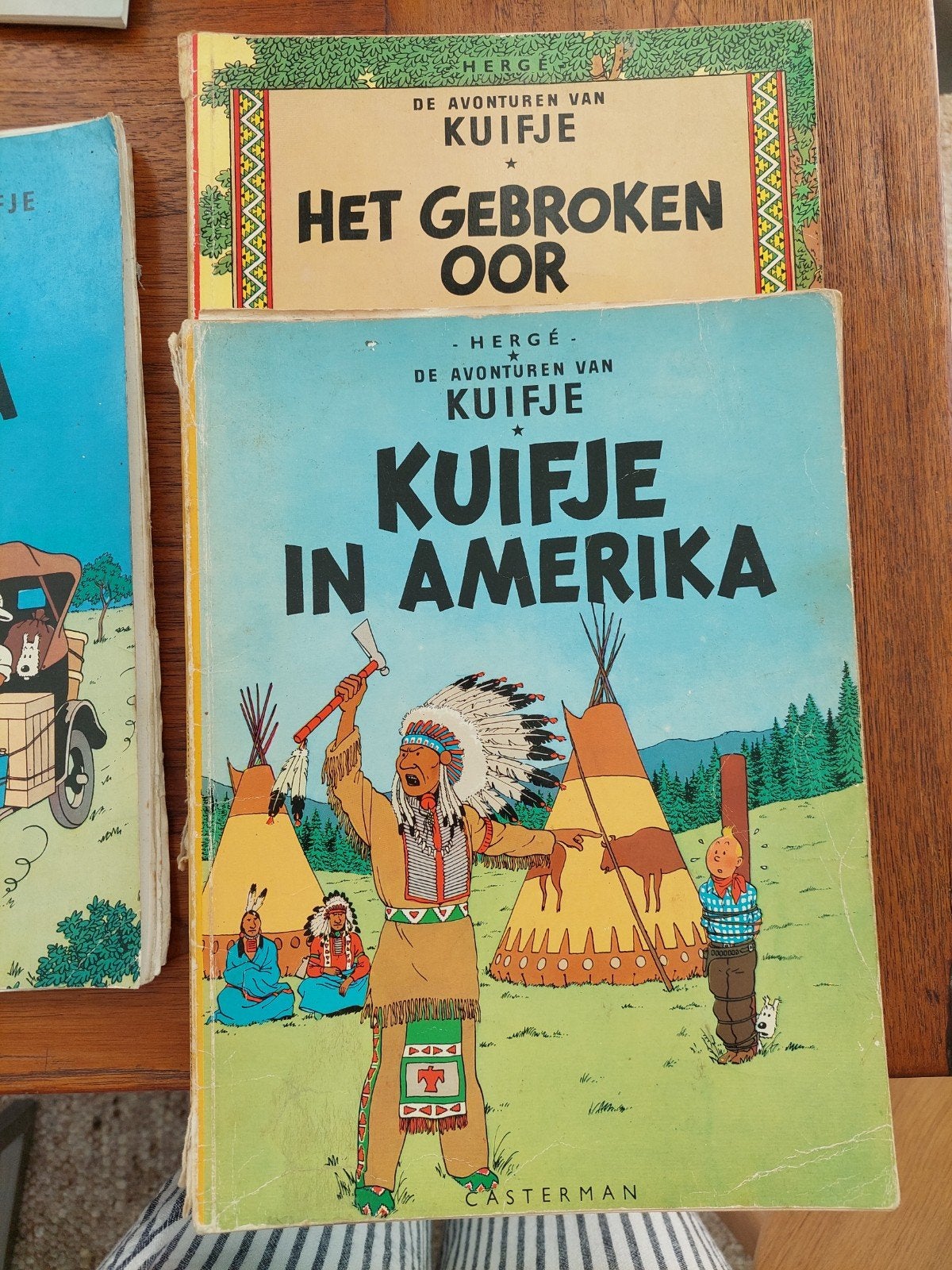 5 Kuifje stripboeken - De Avonturen van Kuifje, Ophalen of Verzenden