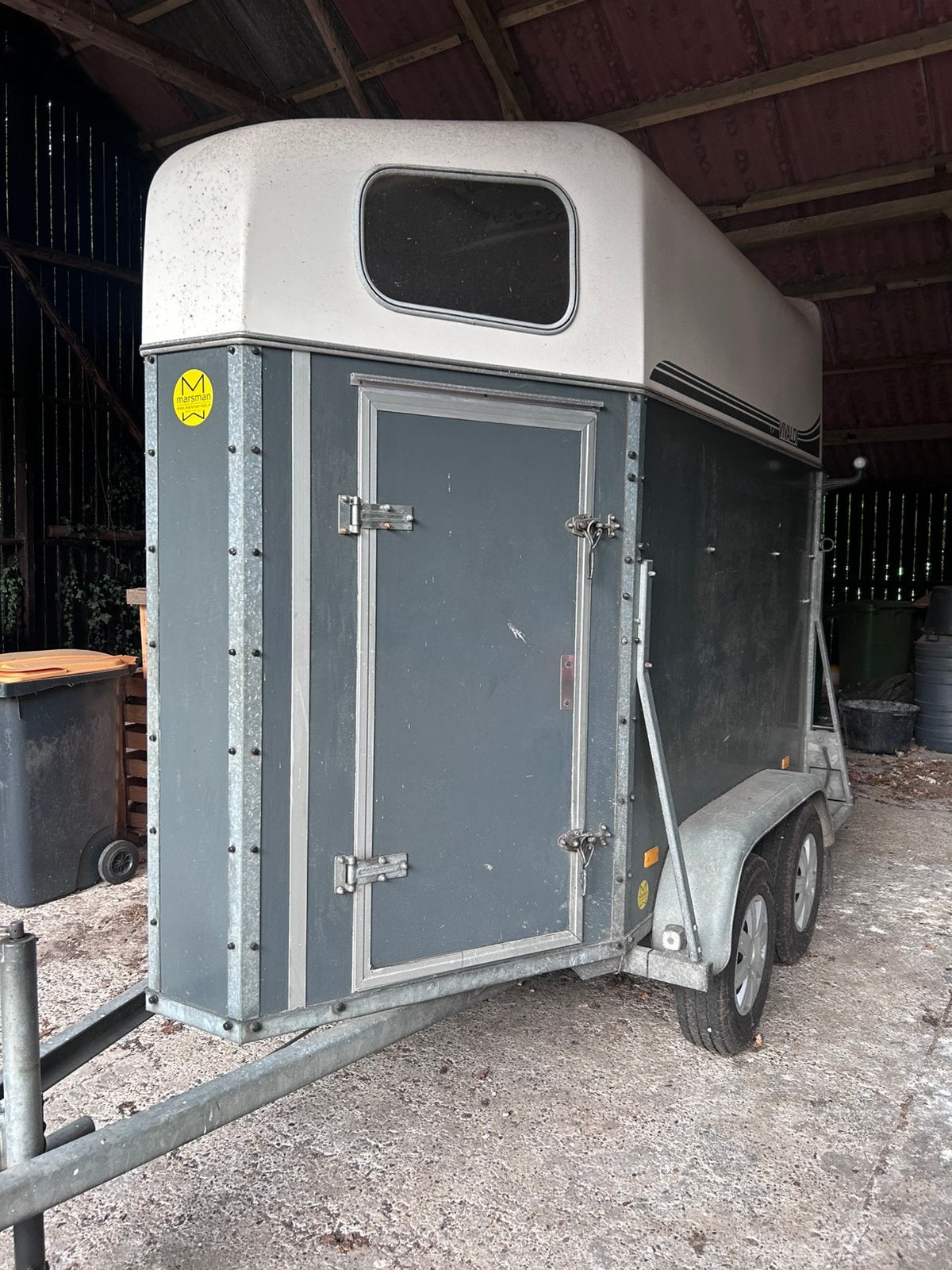 Waco trailer, Dieren en Toebehoren, Paarden en Pony's | Trailers en Aanhangwagens, Ophalen, Gebruikt, Overige materialen, 1½-paards trailer