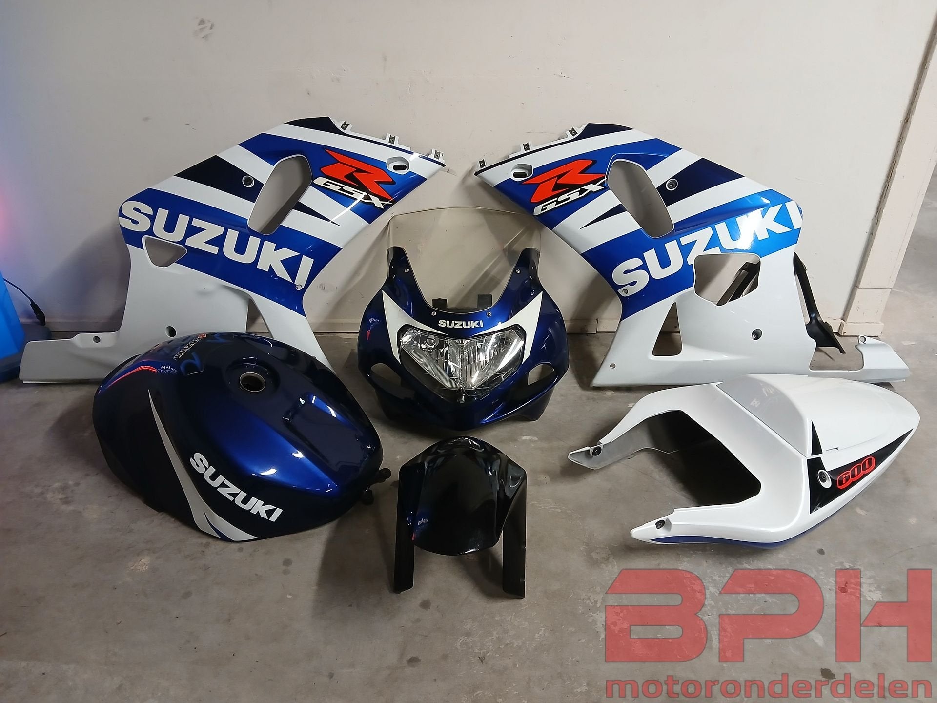 Kappenset / kuipset + tank Suzuki GSX-R 600 K1 K2 K3 2000 t/, Motoren, Onderdelen | Suzuki, Ophalen, Gebruikt, -, -