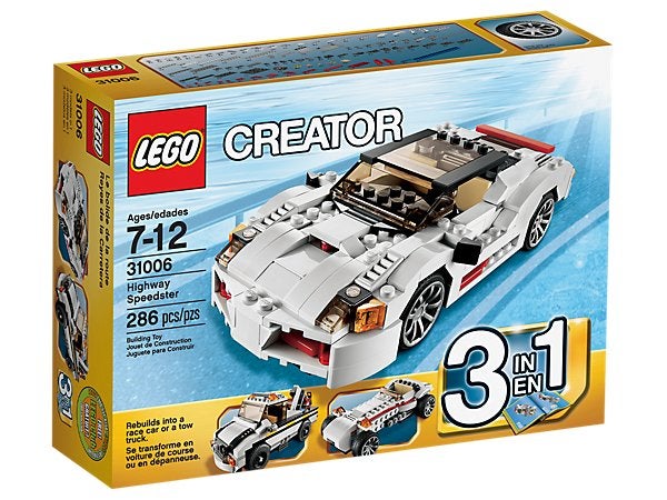 LEGO Creator 31006 Highway Speedster, Gebruikt, Lego, Ophalen of Verzenden, Compleet