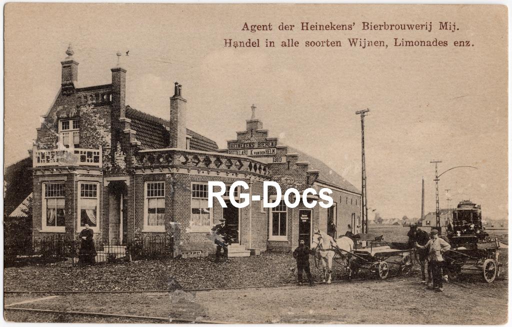 Ansichtkaart - Briefkaart Heineken Halfweg - Bottelarij 1910, Ophalen of Verzenden, Voor 1920, Ongelopen, Noord-Holland