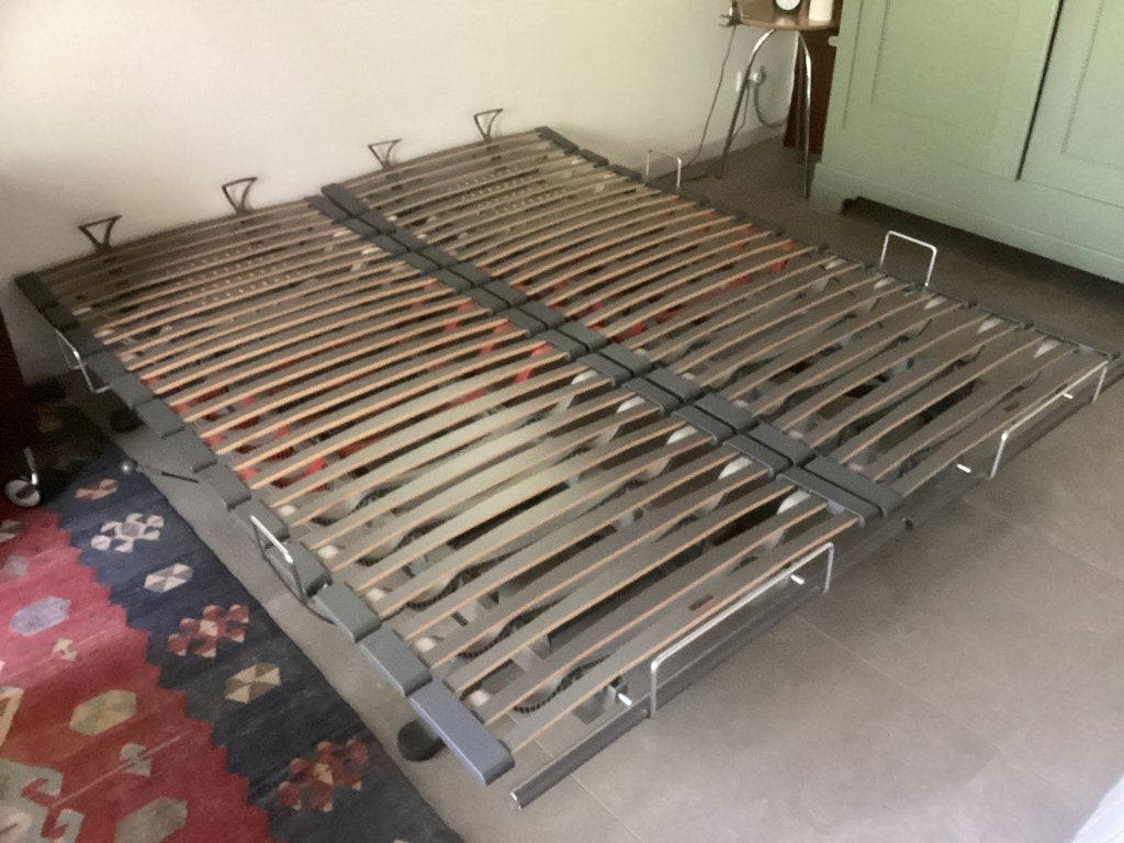Twee Swissflex bedbodems met matrassen - Gi6 F Ubica, Ophalen, 90 cm, Eenpersoons, 210 cm