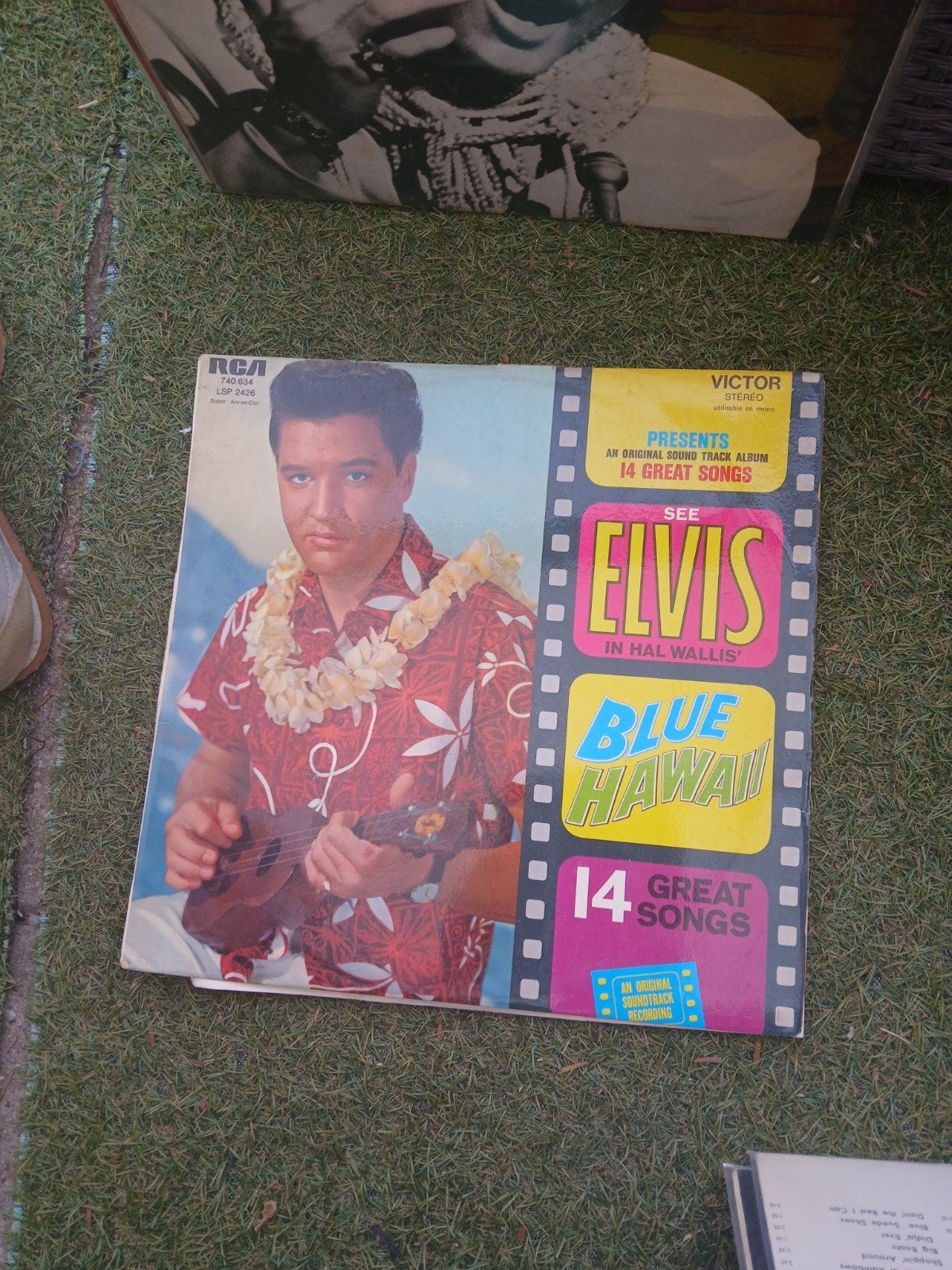Elvis Presley - Blue Hawaii Soundtrack LP (RCA Victor), Ophalen of Verzenden, 1960 - 1969, Gebruikt, 12 inch