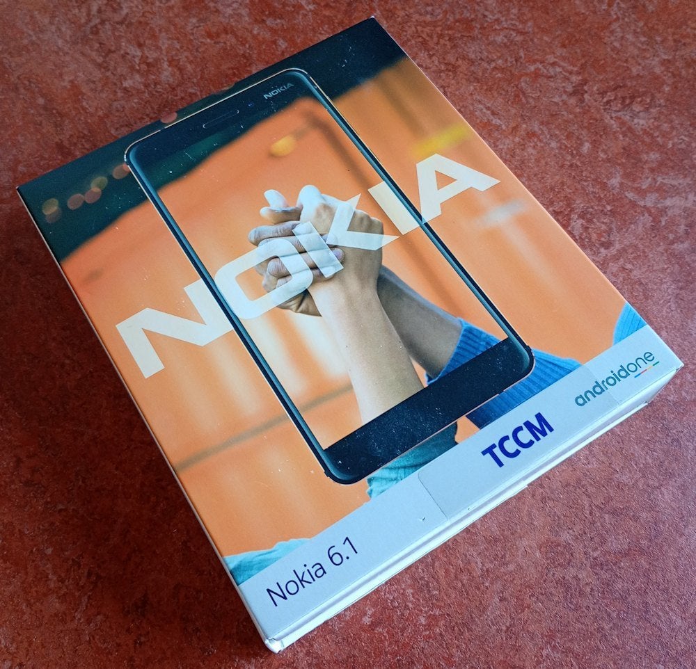 Doosje van Nokia 6.1 (geen inhoud), Ophalen, Zo goed als nieuw, Geen camera, Zwart
