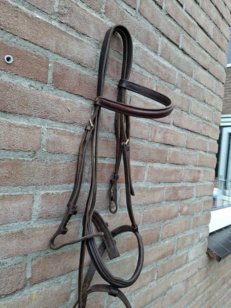 Hoofdstel maat full bruin, Dieren en Toebehoren, Paarden en Pony's | Hoofdstellen en Tuigage, Ophalen of Verzenden, Dressuur
