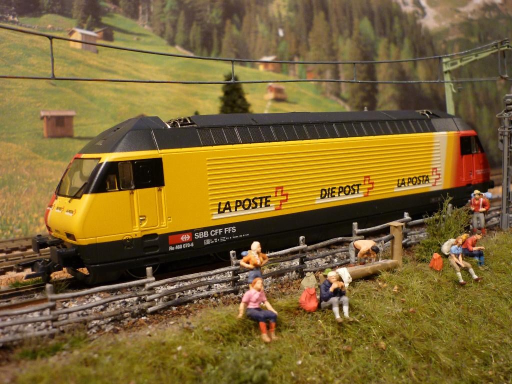 Roco 43656 Post SBB Re460 070-6 "Die Post", Ophalen of Verzenden, Zo goed als nieuw, Roco, Gelijkstroom
