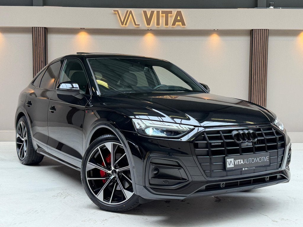 Audi Q5 Sportback 50 TFSI e S edition Full Option|Luchtverin, Auto's, Audi, Automaat, Gebruikt, 4 cilinders, Leder en Stof