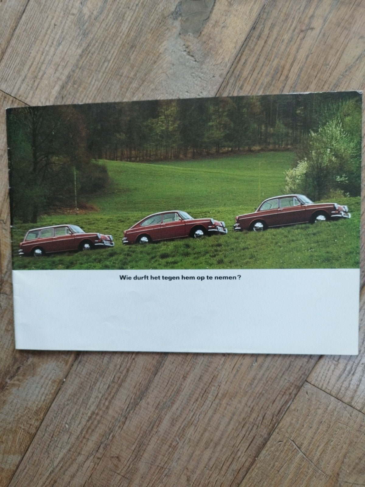 Volkswagen VW 1600 folder uit 1969 - Nederlands, Volkswagen, Ophalen of Verzenden, Zo goed als nieuw, Volkswagen
