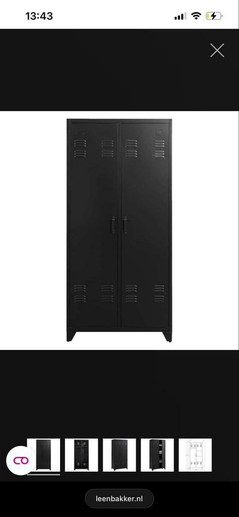 Kledingkast locker., Huis en Inrichting, Ophalen, Gebruikt, 50 tot 100 cm, Metaal