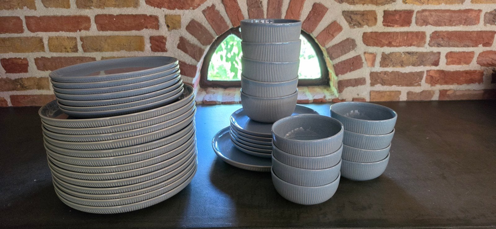 Royal van Kempen & Begeer Dusty Blue Servies, Steen, Overige merken, Ophalen of Verzenden, Zo goed als nieuw
