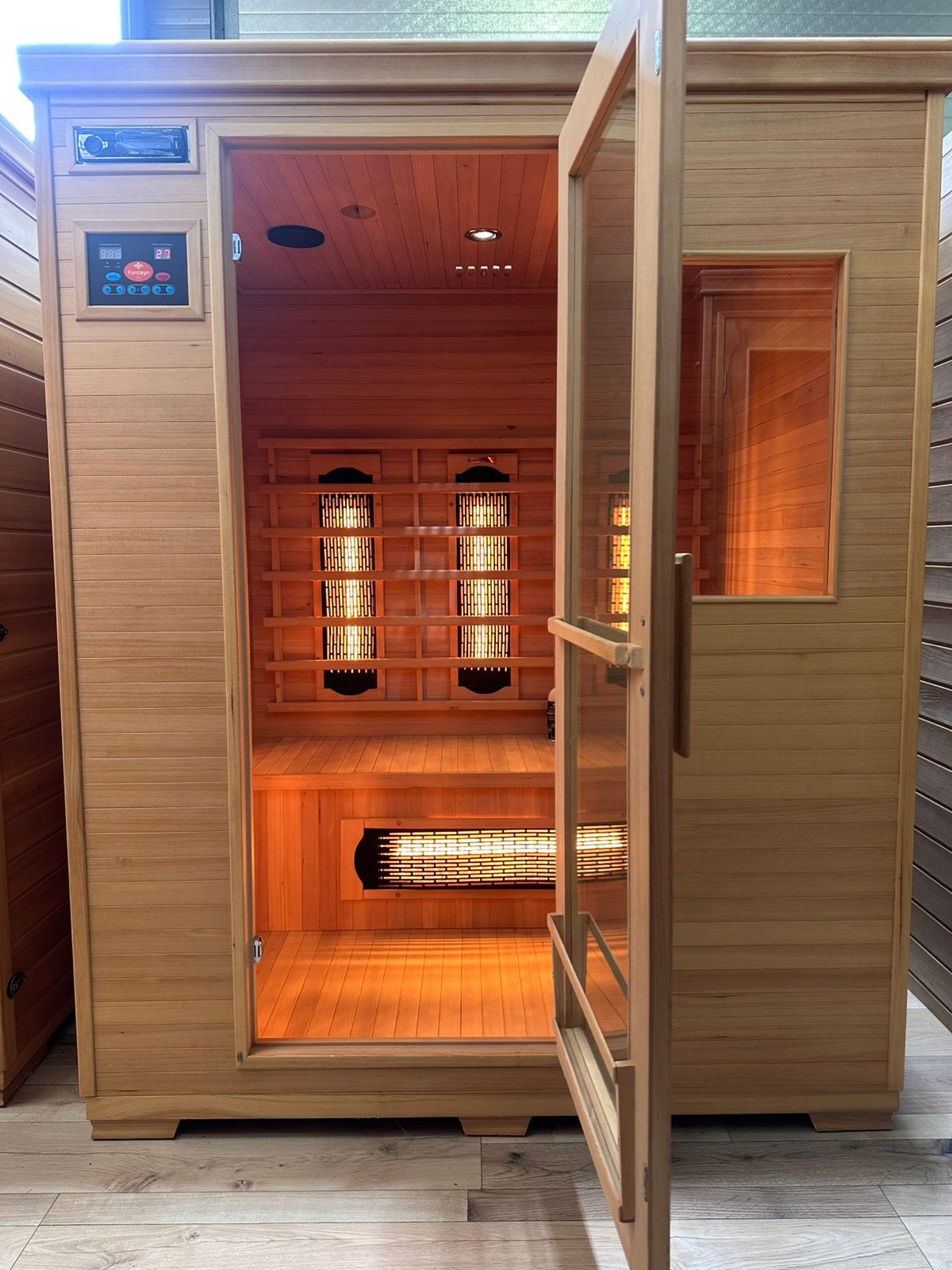 Combi sauna Infrarood + Harvia 3,5kW | Normaal stopcontact, Info@inner-stillness.nl, Fins of Traditioneel, 7665VB, Complete sauna