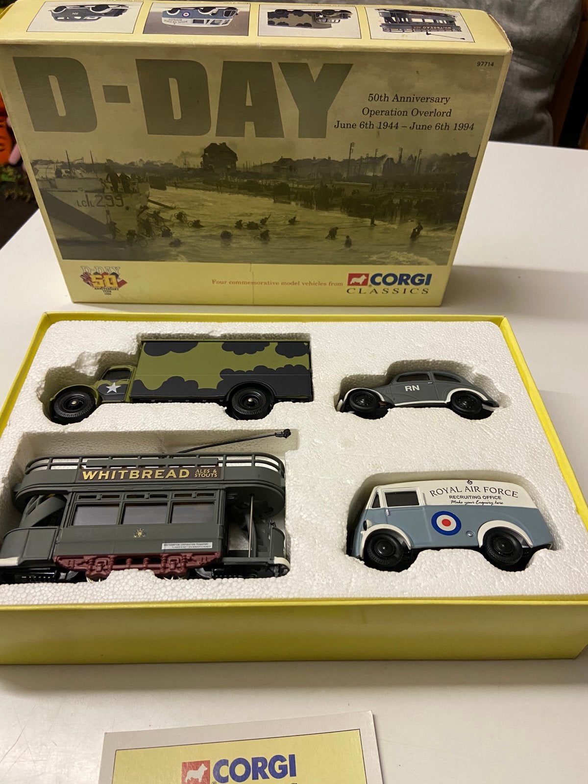 Corgi militair d-day set, Ophalen of Verzenden, Zo goed als nieuw, Auto, Corgi