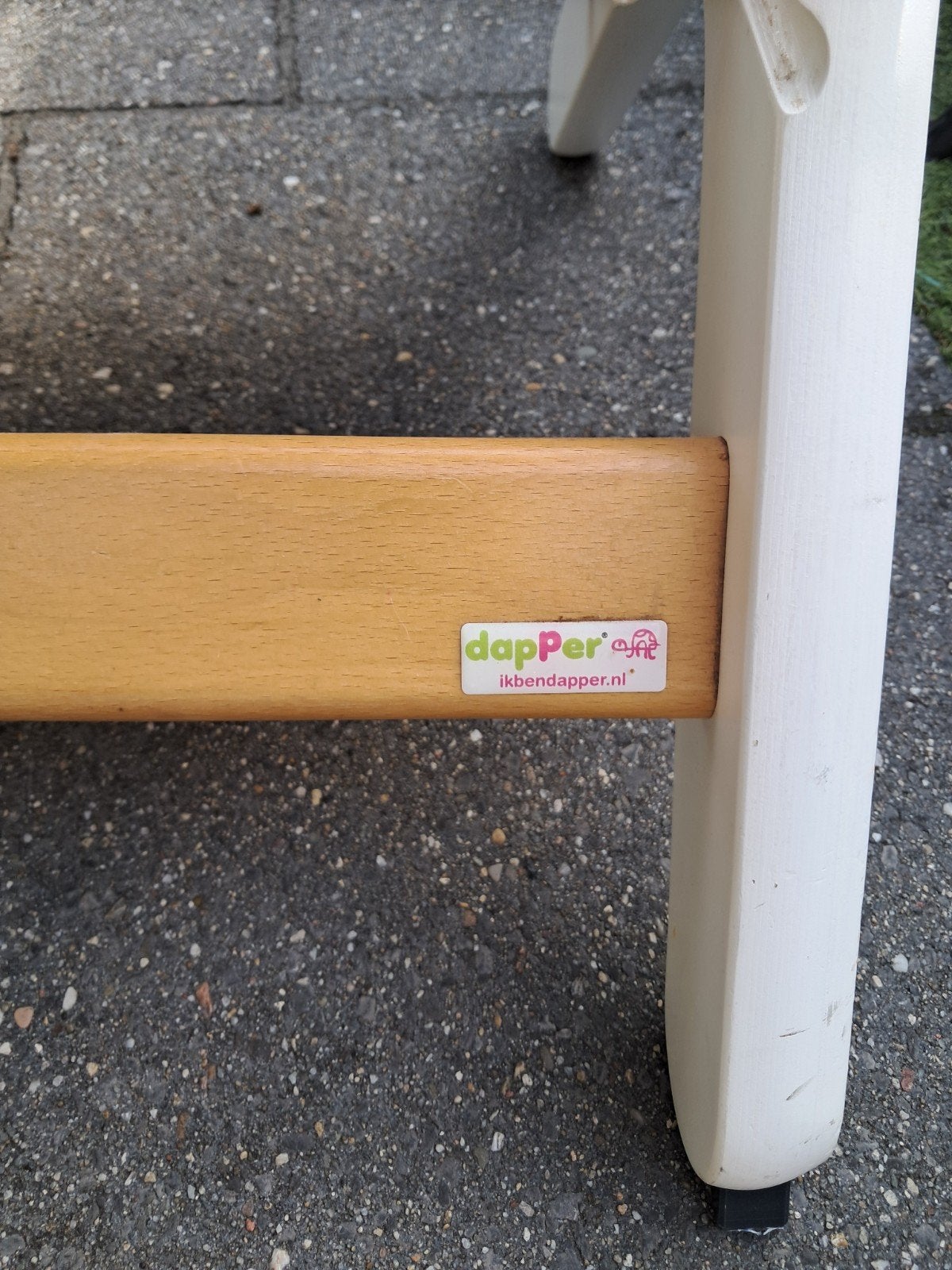 Dapper Meegroeistoel - Houten Kinderstoel, Kinderen en Baby's, Ophalen of Verzenden, Gebruikt, Meegroeistoel