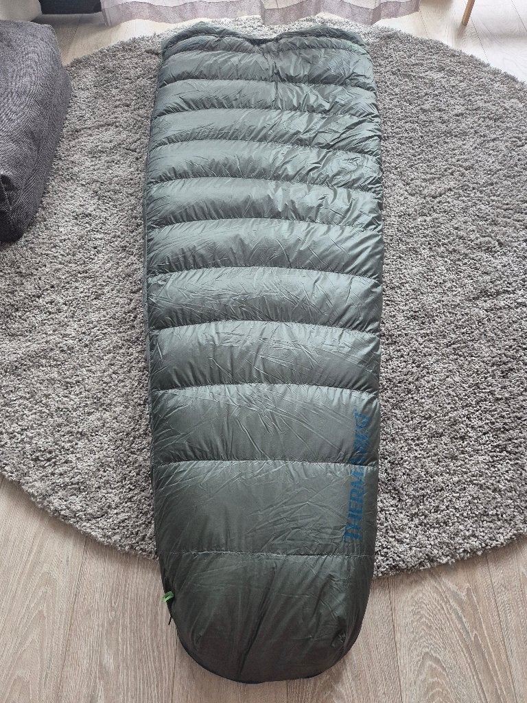 Thermarest Slaapzak Quilt Ohm 0 Graden Comfort, Ophalen, Zo goed als nieuw