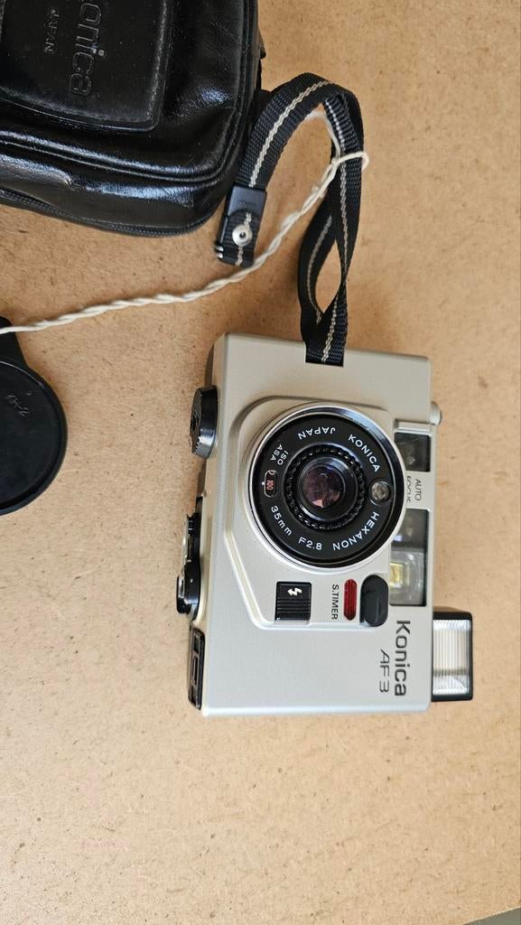 Konica AF 3, Audio, Tv en Foto, Fotocamera's Analoog, Ophalen of Verzenden, Compact, Konica