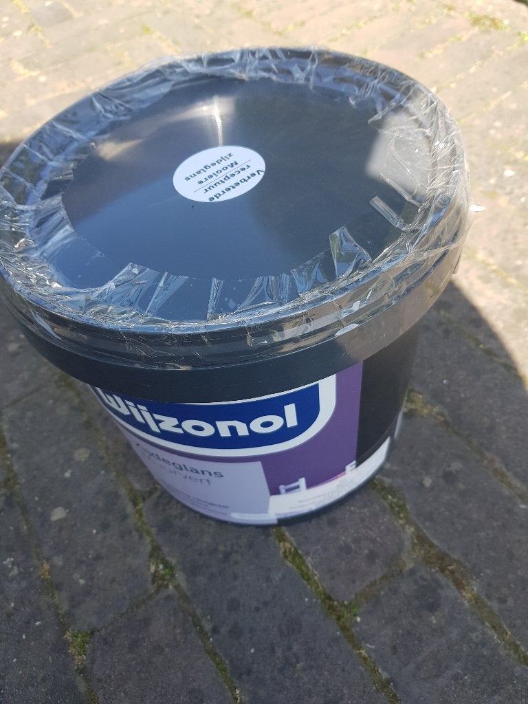 wijzonol latex muurverf ral 8019 bruin binnen buiten 5l verf, Bruin, 5 tot 10 liter, Nieuw, Ophalen of Verzenden