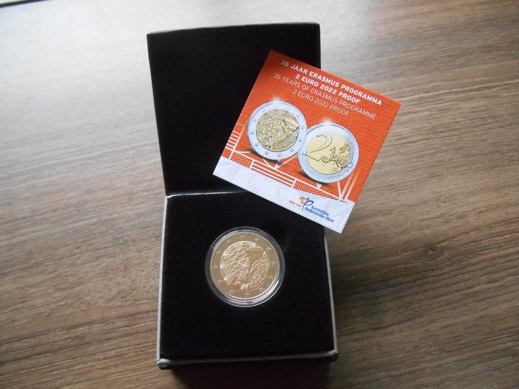 2 euro Erasmus proof 2022 35 jaar Erasmus Programma, Postzegels en Munten, Ophalen of Verzenden, Overige landen, 2 euro