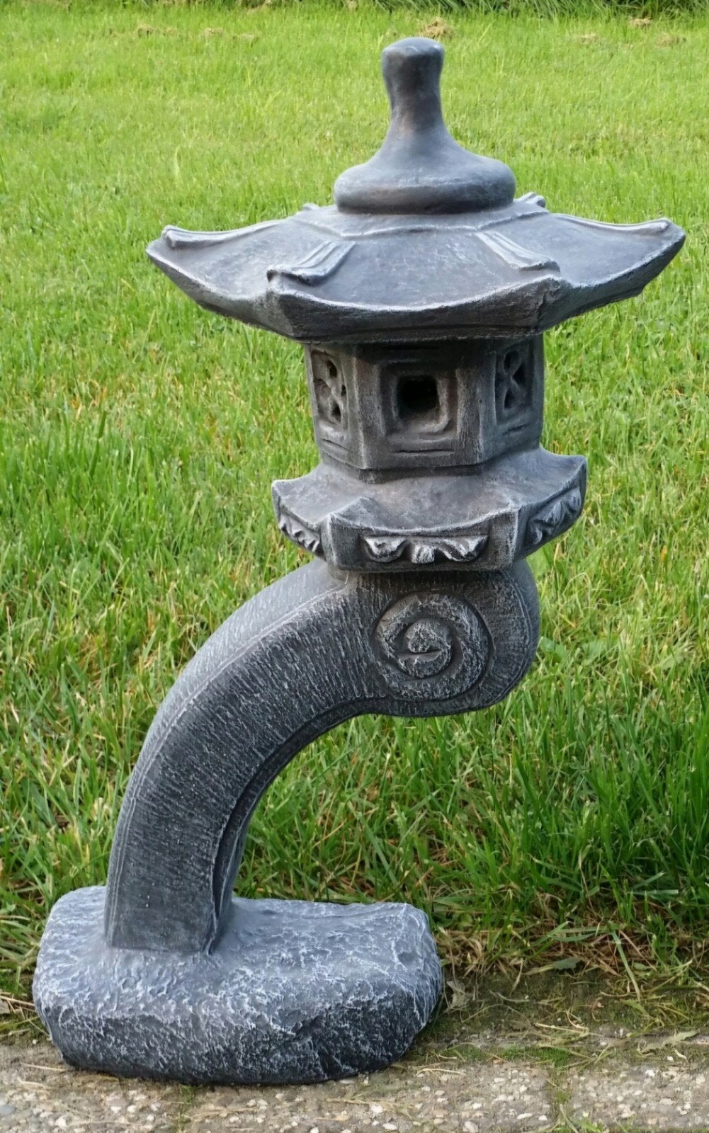 Prachtige Japanse Lantaarn, Rankei, in de Tuin of Vijver, Ophalen of Verzenden, Nieuw, Steen, Overige typen