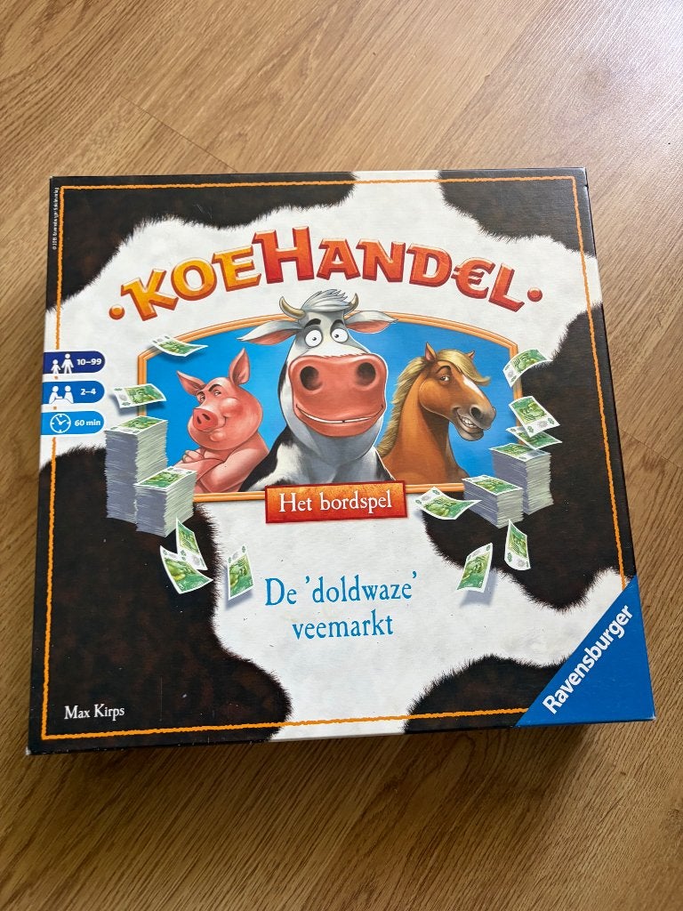 Koehandel bordspel, Ophalen of Verzenden, Zo goed als nieuw